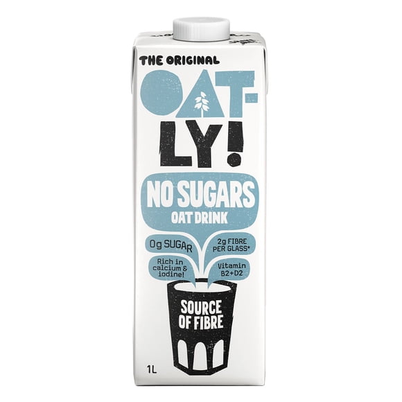 Bebida a base de avena Oatly baja en carbohidratos sin azúcar añadida 1 l