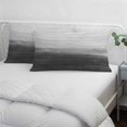 thumbnail image 4 of Grey Ombre Pillow Covers 12"x20", Modern Abstract Art Ocean Oil Painting Soft Brushed Microfiber Breathable Throw Pillow Covers, Decorative Pillowcase with Zipper for Couch Sofa Bedroom Living Room, 4 of 9