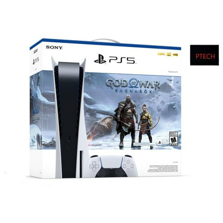 2022 Newest Sony PlayStation_PS5 Gaming Console (Disc Version) Bundle with God of War Ragnarok