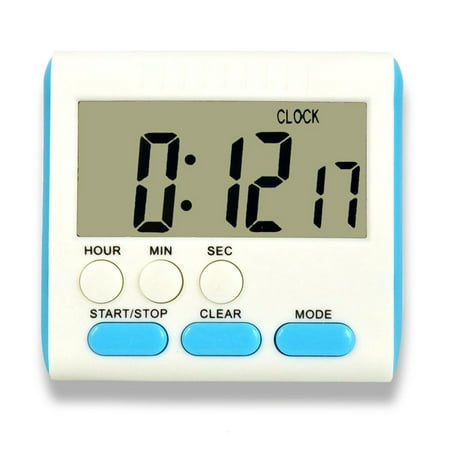 

Digital Kitchen Timer with Strong Magnet Large LCD Display 24 Hour Clock & Alarm Count Up & Count Down for Kids Teachers