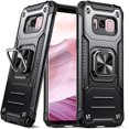 thumbnail image 1 of Galaxy S8 Case, Military Grade Protective Phone Case Cover with Enhanced Metal Ring Kickstand (Support Magnet Mount) Compatible with Samsung Galaxy S8, Black, 1 of 7
