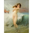 thumbnail image 3 of Guillaume Seignac 19x24 Black Modern Framed Museum Art Print Titled - The Wave, 3 of 5