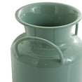 thumbnail image 4 of DecMode 10", 8"H Jug Teal Metal Vase with Handles, Set of 2, 4 of 10