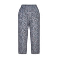 thumbnail image 1 of Birdeem Pantalon Grand Décontracté en Coton et Lin Imprimé pour Femme, 1 of 4