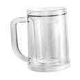 thumbnail image 3 of Jarras de cerveza para congelador con asa, vasos de agua para el hogar, vasos de cerveza congelada de doble pared para el Día , bebidas y jug, 3 of 9