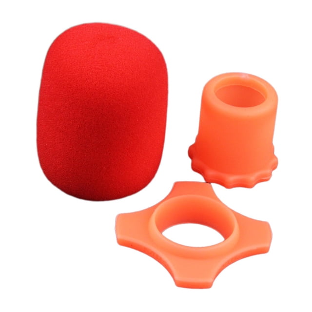 Espuma de parabrisas de protección de micrófono de mano Strade Fareast Limited resistente antivuelco para KTV Rojo