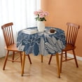 thumbnail image 3 of Round Tablecloth Spring Summer 60x60 Inch flower Table Cover Round for Dinner Party Picnic, 3 of 5