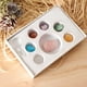 thumbnail image 2 of 7 Piezas Colección de Gemas y Minerales con Lupa de Observación Juguete Educativo Escolar para Niños Sunnimix Colección Rock y Mineral, 2 of 8