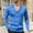 Blue, variant on DPTALR George Men's Cable Knit Cardigan V-Neck Sweater Classic Casual Knitwear with Buttons Beige Big and Tall Men S