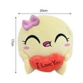 thumbnail image 6 of NIBOLOG Chocolate Pancake Plush Dolls - Cute Cartoon Chocolate Pancake in Love Plushy Dolls Home Decor Plush Toy Gift for Kids Boys Girls, 6 of 8