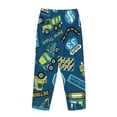 thumbnail image 5 of Sigee Machinery Road Construction Print Women's Soft Pajama Pants - Breathable and Comfortable Lounge Sleep Bottoms with Elastic Waistband and Pockets-Medium, 5 of 9