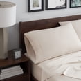 thumbnail image 3 of Aston & Arden Bamboo Rayon Sheet Sets, 4-Piece, 250 Thread Count, Modern, Hypoallergenic, King, Taupe, 3 of 8