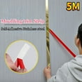 thumbnail image 5 of 5M Self Adhesive Stainless Steel Bar Mirror Metal Strip Decor Moulding Trim, 5 of 6