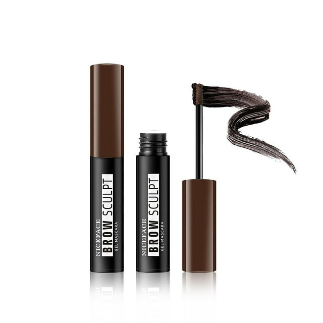 Crema para cejas HUOGUO Dye impermeable, 4 colores con brocha delgada