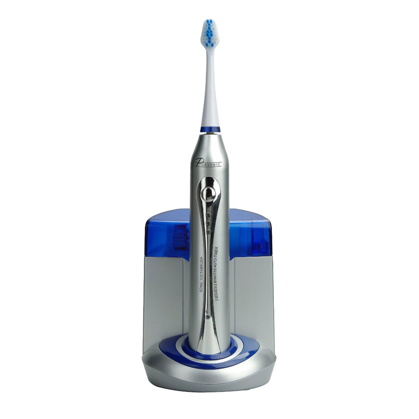 Pursonic sonic toothbrush with uv function with bonus 12 brush heads - image 4 of 4