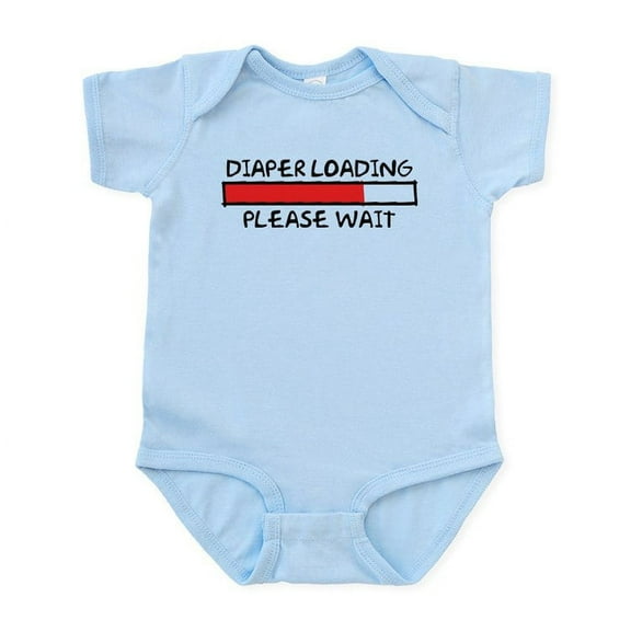 CafePress - Diaper Loading Infant Bodysuit - Baby Light Bodysuit, Size Newborn - 24 Months