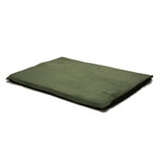 Angle View: 2" Dog Bed Orthopedic Foam Pet Bed - Suede Forest - Large