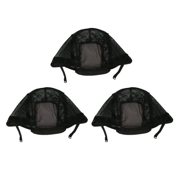 Funda de peluca Nikou 3 piezas de Nailon elástica suave y transpirable
