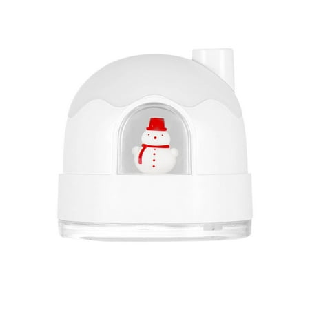 

EJWQWQE Snowhouse Night Light Humidifier USB Home Office Desktop Mini Atomizer Cute Favorite Humidifier Plug-in Model