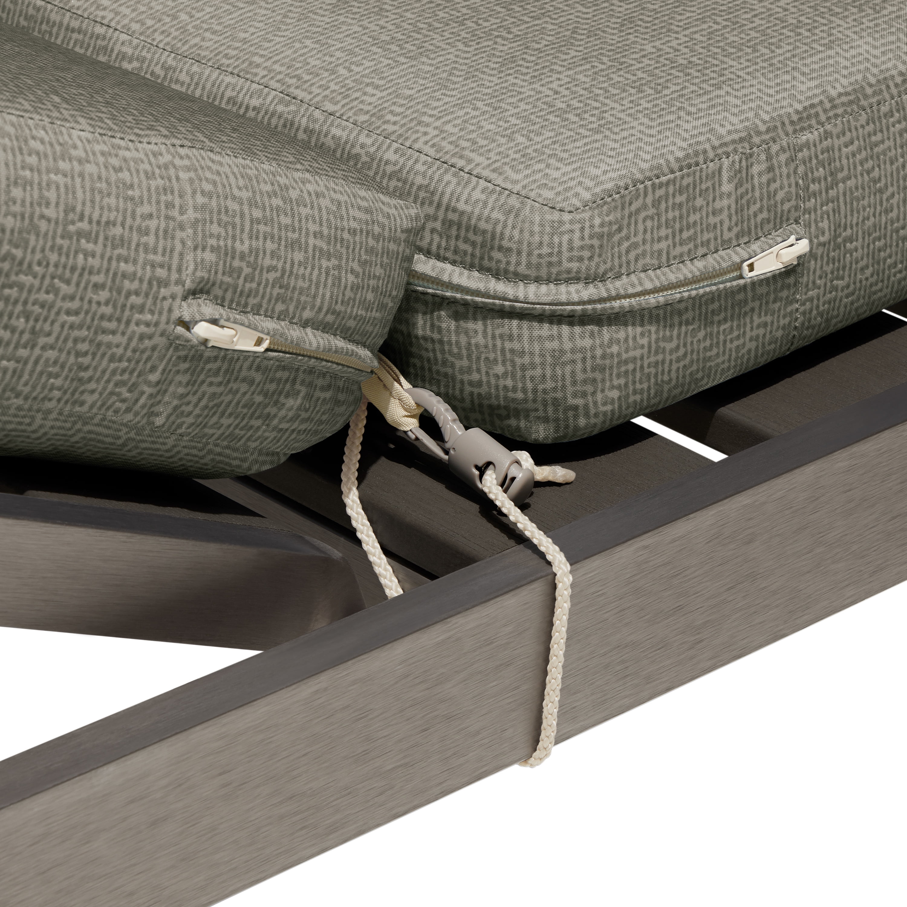 DUCKCOVERS® Weekend All-Weather Outdoor Chaise Cushion