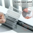 thumbnail image 6 of Qianying 20 Pcs Window Screen Repair Kit Screen Repair Tape Self Adhesive Screen Repair Patch Fiberglass Replacement Screens for Windows Doors Tent Net to Cover Holes, 6 of 7
