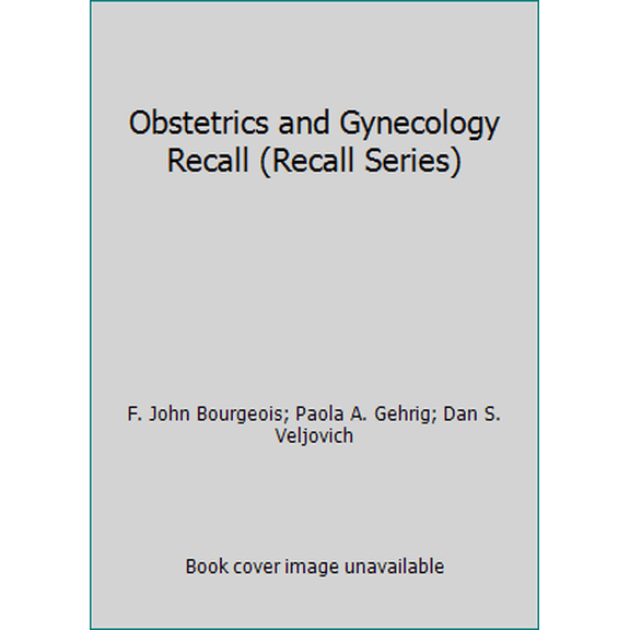 Pre-Owned Obstetrics and Gynecology Recall (Recall Series) (Paperback) 0781748798 9780781748797