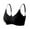A_ Black, variant on Traceless Cool Mesh Wire Free Breathable Cup Vest Style Push Up Slimmer Look Comfortable Sport Sleep Bras Beige XXL