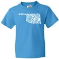 thumbnail image 3 of Inktastic Oklahoma Silhouette Mandala Youth T-Shirt, 3 of 5