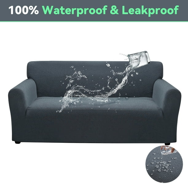100 Waterproof Sofa Cover, Leakproof Sectional Couch Cover, Stretch