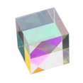thumbnail image 1 of Cube Prism, 30mm Optical Glass Square Cube Prism, RGB Dispersion Crystal Prism X-Cube, for Science Toy Teaching Physics Lessons, 30mm, 1 of 4