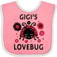 thumbnail image 3 of Inktastic Valentine's Day Gigi's Lovebug Boys or Girls Baby Bib, 3 of 4