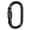 Black, variant on Rock Climbing Carabiner Light weights Twist Carabiner Hook with Screwgate Spring Keychains Clip Hook Buckle Sturdys