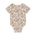 thumbnail image 2 of Rocae Bunny Floral for Baby Climbing Clothes Soft Baby Romper for Active Infants Comfortable and Breathable Crawling Jumpsuit Unisex Baby Outfit 12 Months, 2 of 8