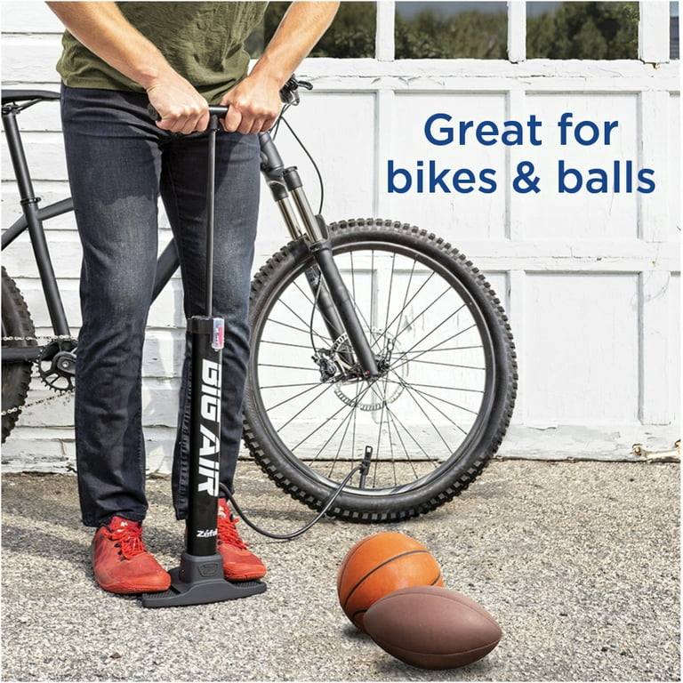 Zefal Big Air Heavy Duty Bicycle Floor Pump - Super Fast Fill (Bike, Sports  Balls, Inflatables) 