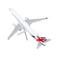 thumbnail image 3 of Airbus A321neo Commercial Aircraft White w/United Kingdom Flag Graphics 1/200 Diecast Model Airplane by GeminiJets, 3 of 3