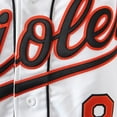 thumbnail image 4 of Men's Mitchell & Ness Cal Ripken White Baltimore Orioles Home Authentic Jersey, 4 of 6
