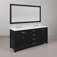 thumbnail image 2 of Water Creation Madison 72" Wood Double Bathroom Vanity in Espresso/Chrome, 2 of 8