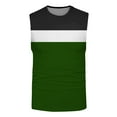 thumbnail image 4 of Sngxgn Men's Tank Tops Gym Workout Shirt Sleeveless Fitness Bodybuilding Tank Shirts(Green,XL), 4 of 4