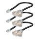 thumbnail image 1 of Cable de extensión DEWENWILS de 2 pies, calibre 12/3, 3 salidas STW 15 A UL, 1 of 7