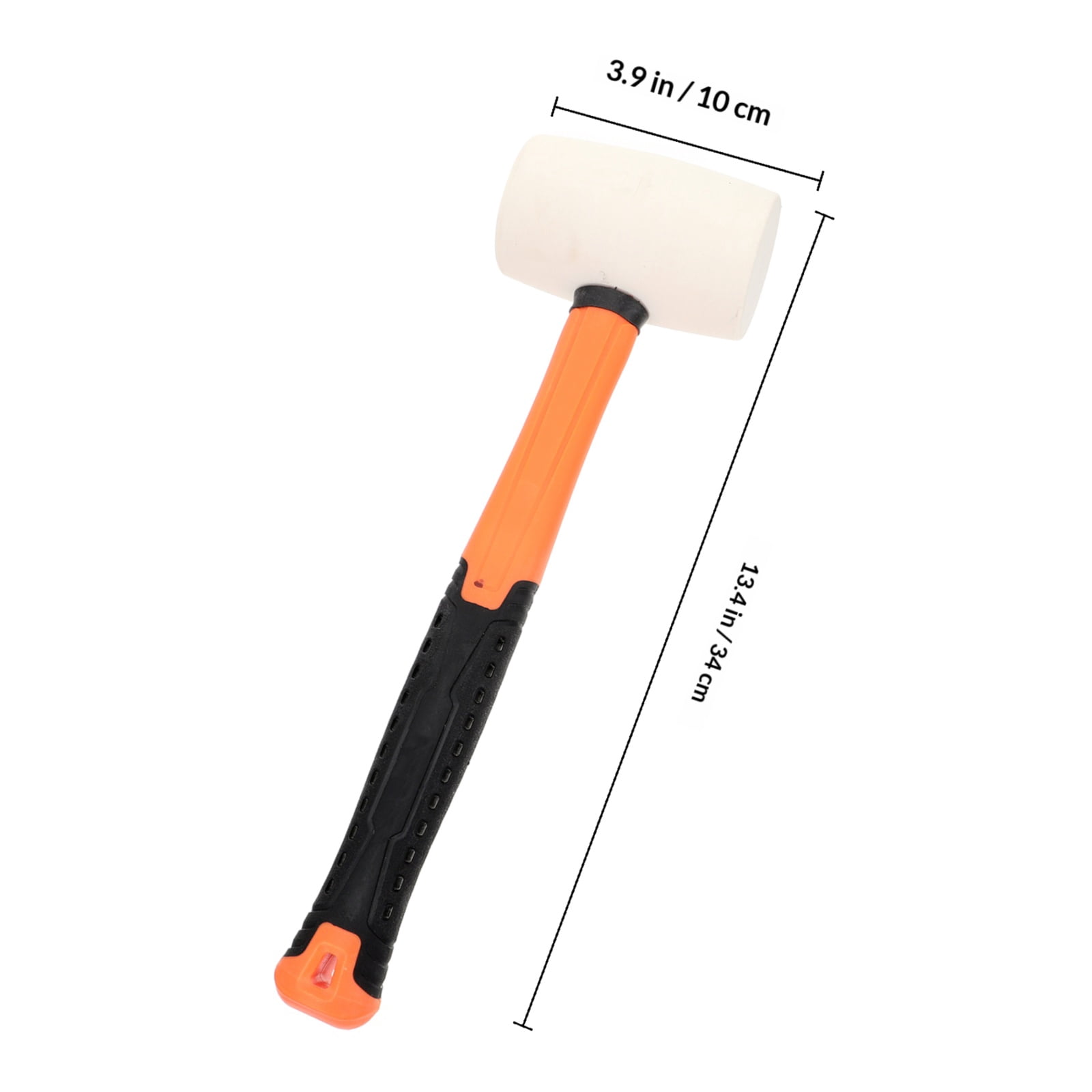 DEEPCRAFF Round Rubber Mallet 1Pc for Flooring, Home Improvement, Projects and General Use