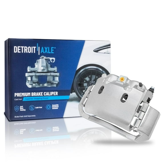 Detroit Axle - Front Passenger Side Disc Brake Caliper w/Bracket Replacement for 2006-2008 Dodge Ram 1500 2500 3500 4000