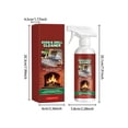thumbnail image 3 of Oven and Grill Cleaner Spray,Concentrated Formula to Remove Grease Carbon Deposits and Soot from Ovens Grills and Fireplaces,4 fl oz, 3 of 6