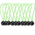 thumbnail image 1 of Ball Bungee Cords Lazos elásticos ajustables Corbata Correa Correa Ligera Ligera Tienda de Tienda de Tienda de Accesorios de Supervivencia Verde Inevent OD020022-02, 1 of 6