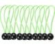 thumbnail image 1 of Ball Bungee Cords Lazos elásticos ajustables Corbatas Lazo Correa Correa Ligera Ligera Tienda de Tienda de Tienda de Accesorios Supervivencia Herramientas Verde 10 Piezas Guardurnaity OD020022-02, 1 of 6