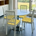 thumbnail image 6 of KLL Toast Pattern Seat Covers for Dining Room Chairs,Washable Chair Seat Chair Covers Seat Protector-Six Piece, 6 of 7