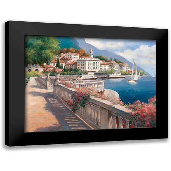 Chiu, T.C. 14x12 Black Modern Framed Museum Art Print Titled - Lago di Como I