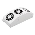 thumbnail image 3 of Auto Exhaust Air Cooler, 3 Fans Solar Powered Car Cooler White  for Cars, 3 of 8