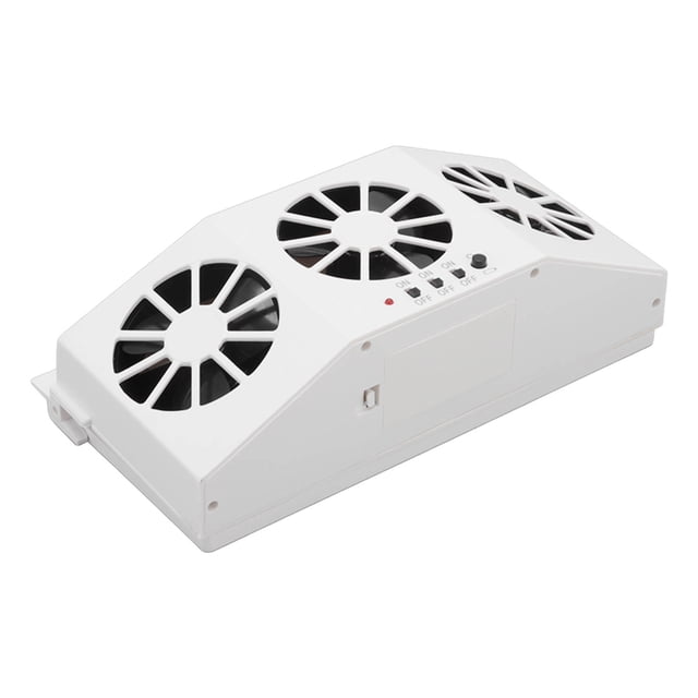 Car Fan Cooling System,Solar Powered Car Cooler Car Solar Radiator Fans Car Exhaust Ventilation Fan Ultimate Reliability