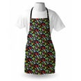 thumbnail image 4 of Strawberry Apron, Spring Nature Themed Botanical Floral Pattern with Strawberry Plants and Flowers, Unisex Kitchen Bib with Adjustable Neck for Cooking Gardening, Adult Size, Multicolor, by Ambesonne, 4 of 4