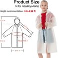 thumbnail image 3 of EcoNesxp Imperméable Réutilisable pour Garçons et Filles, Adapté aux Voyages en Famille et aux Activités Extérieures, 3 of 5